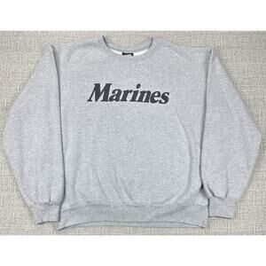 Rothco Marines Sweatshirt Mens XL Crewneck Pullover USMC Military Fleece Warm
